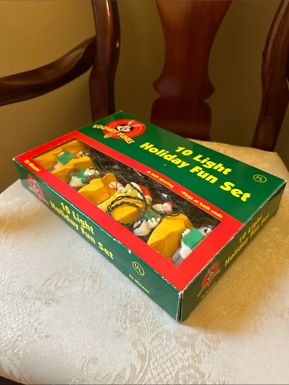 NIB Warner Bros. Looney Tunes by Minami Holiday Fun Light Set, 1997